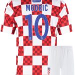 Modrić Kroatië Voetbaltenue Thuis - Voetbal Tenue Kinderen - Shirt en Broekje - Jongens en Meisjes - Volwassenen - Heren en Dames - Maat XL