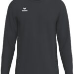 Erima Intro Voetbalshirt Lange Mouw Heren - Zwart | Maat: S