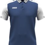 Jako Dynamic Polo Dames - Nachtblauw / Wit / Lichtgrijs | Maat: L