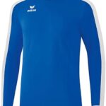 Erima Retro Star Voetbalshirt Lange Mouw Kinderen - New Royal / Wit | Maat: 164