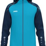 Jako Sonic Jas Met Kap Heren - Aqua / Marine | Maat: 3XL