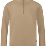 Jako Organic Ziptop Heren - Zand | Maat: 5XL