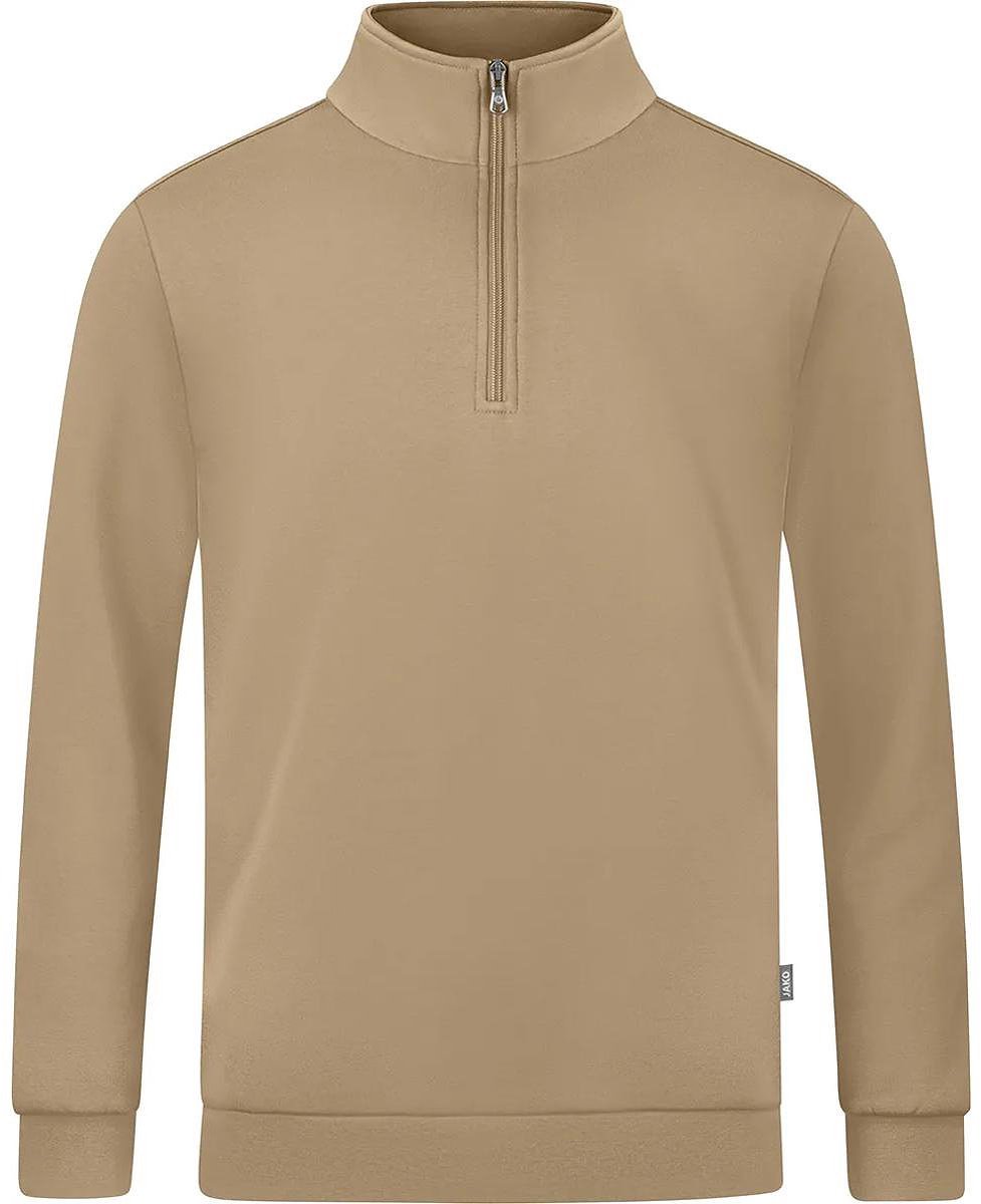 977x1200-139 Jako Organic Ziptop Heren - Zand | Maat: 5XL - Afbeelding 1