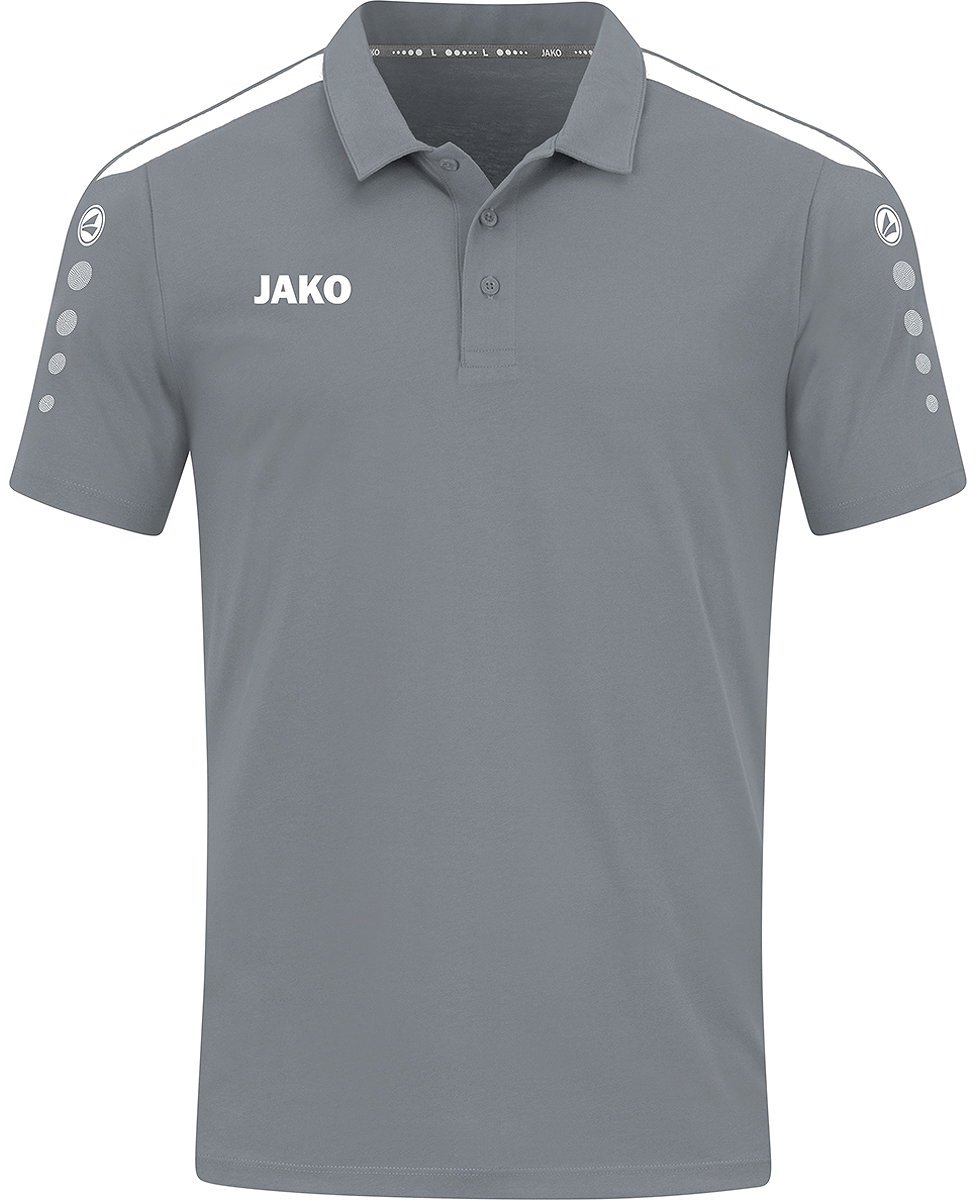 977x1200-163 JAKO Power Polo Grijs Maat 4XL - Afbeelding 1