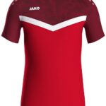 Jako Iconic T-Shirt Heren - Rood / Bordeaux | Maat: 3XL