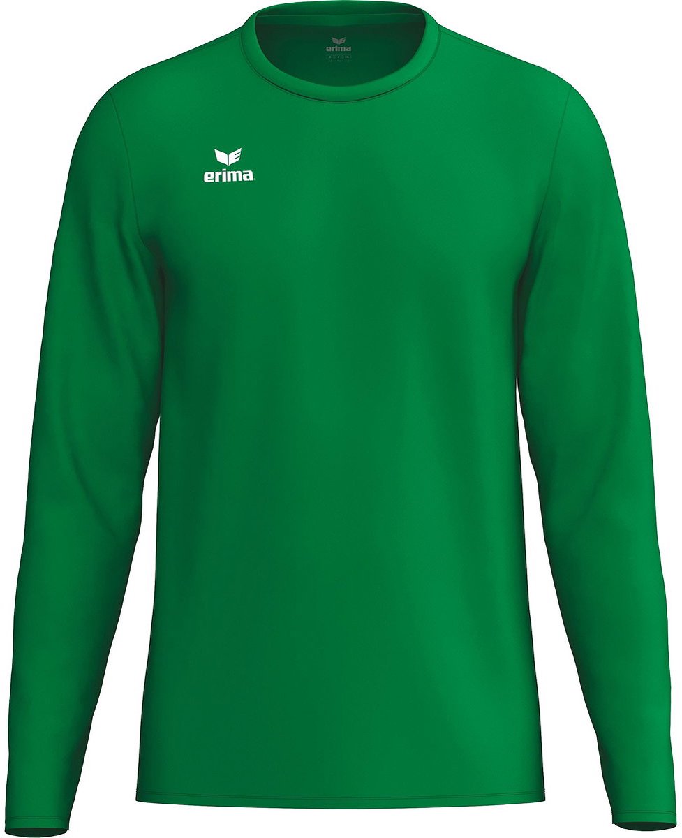 977x1200-243 Erima Intro Voetbalshirt Lange Mouw Heren - Smaragd | Maat: 3XL - Afbeelding 1