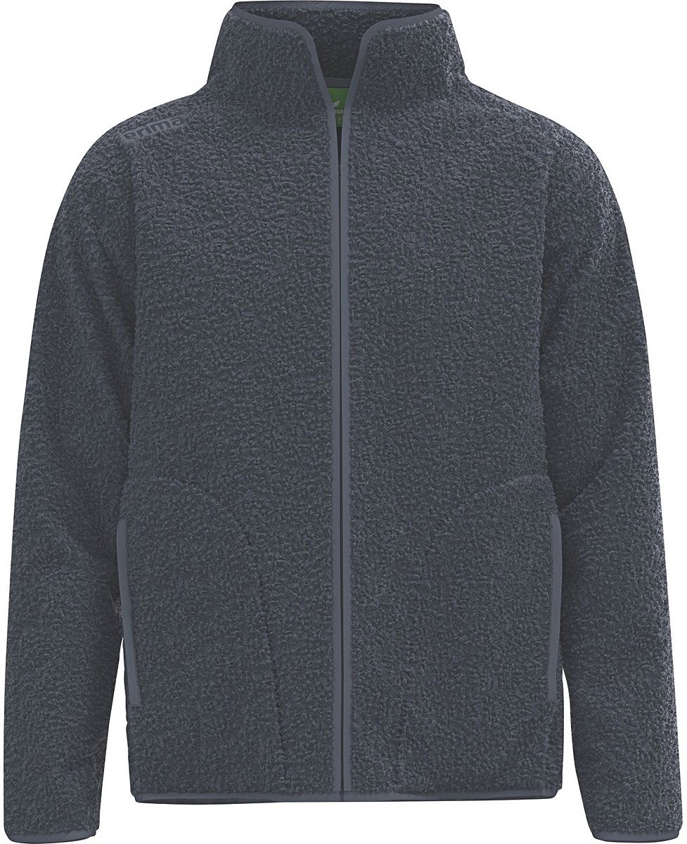 977x1200-249 Erima Ts Fleece Jack Kinderen - Slate Grey | Maat: 128 - Afbeelding 1