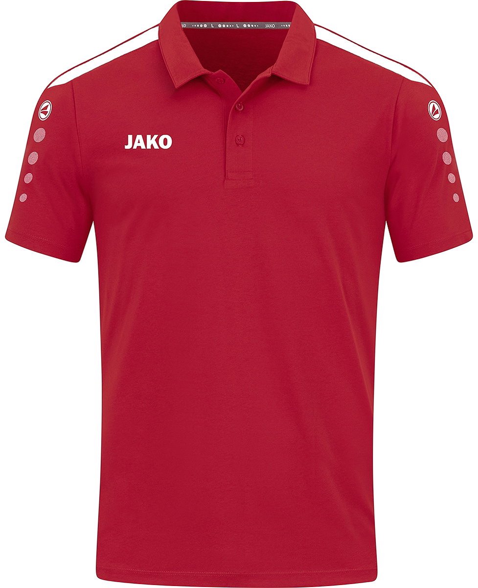 977x1200-313 JAKO Power Polo Rood Maat S - Afbeelding 1