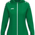 Jako One Jas Met Kap Dames - Sportgroen | Maat: 34/36