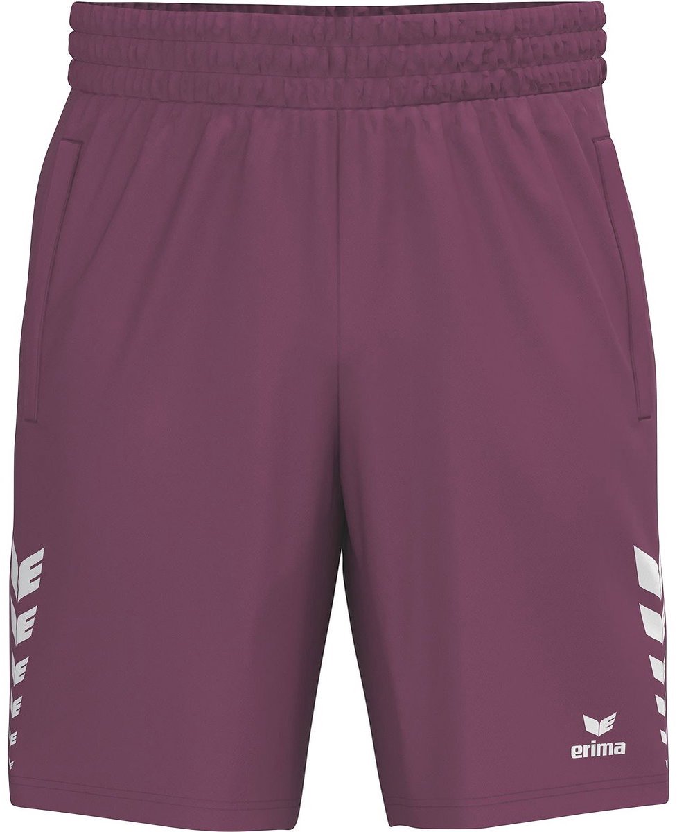 977x1200-424 Erima Celebrate 125 Short Heren - Burgundy | Maat: L - Afbeelding 1