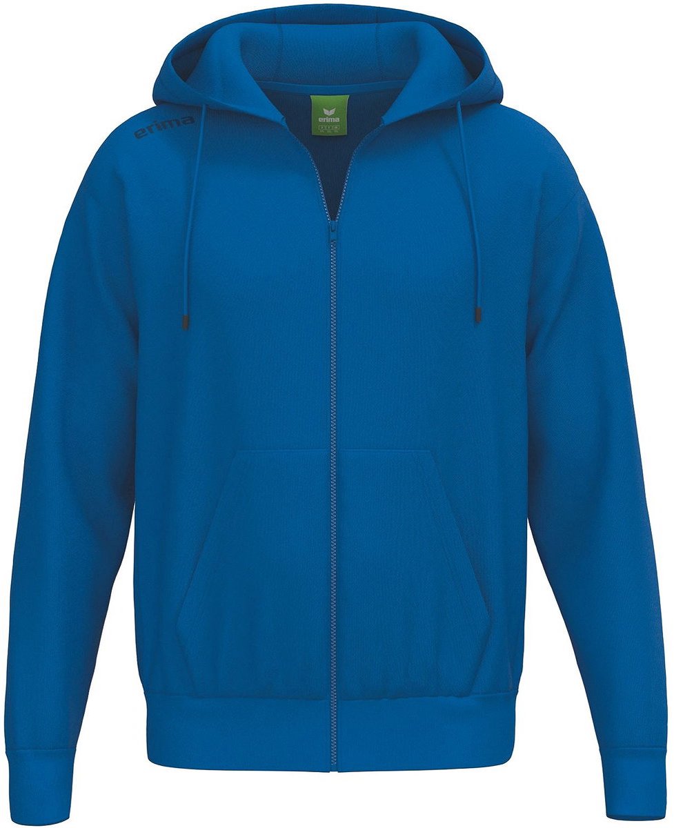977x1200-476 Erima Ts Sweatjack Met Capuchon Heren - New Royal | Maat: XL - Afbeelding 1