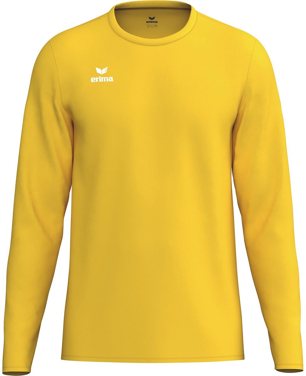 977x1200-484 Erima Intro Voetbalshirt Lange Mouw Heren - Geel | Maat: XXL - Afbeelding 1