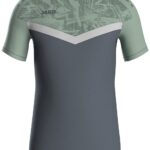 Jako Iconic T-Shirt Kinderen - Zachtgrijs / Mintgroen / Antra Light | Maat: 152