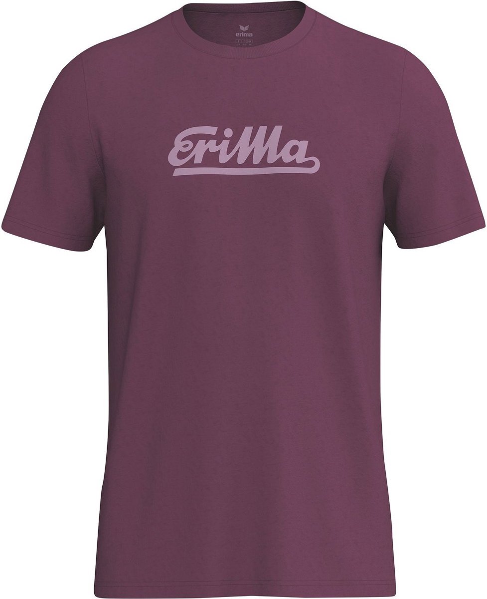 977x1200-95 Erima Retro T-Shirt Heren - Burgundy | Maat: M - Afbeelding 1