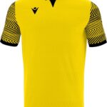 Macron Tureis Shirt Korte Mouw Heren - Geel / Zwart | Maat: 4XL