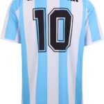 Argentinie Maradona Voetbalshirt - Voetbalshirts Kinderen - Jongens en Meisjes - Sportshirts - Volwassenen - Heren en Dames - Maat 152