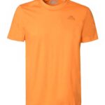 Kappa Cafers Slim T-shirt Met Korte Mouwen Oranje S Man
