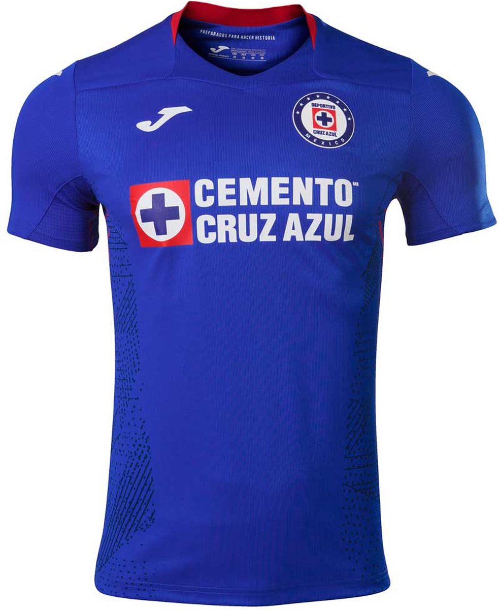 983x1200-41 Joma Cruz Azul 20/21 Thuis T-shirt Blauw 9-10 Years Man,Vrouw - Afbeelding 1