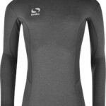 Sondico ondershirt Lange mouw  - Jongens - Grey Marl - 152