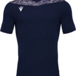 Macron Nash Shirt Korte Mouw Kinderen - Marine / Wit | Maat: 9-10 Y