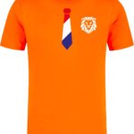 WK voetbal oranje shirt Gentleman - Voetbalshirts volwassenen - Oranje shirt - Polyester sportshirt - Maat L