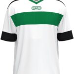 Jako Club 92 Shirt Korte Mouw Heren - Wit / Sportgroen / Zwart | Maat: XL