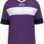 Jako Club 92 Shirt Korte Mouw Heren - Paars / Wit / Zwart | Maat: M