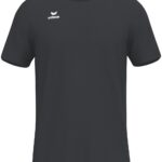 Erima Ts Logo T-Shirt Kinderen - Zwart | Maat: 140