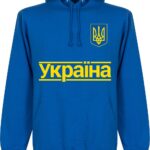 Oekraïne Team Hoodie - Blauw - XL