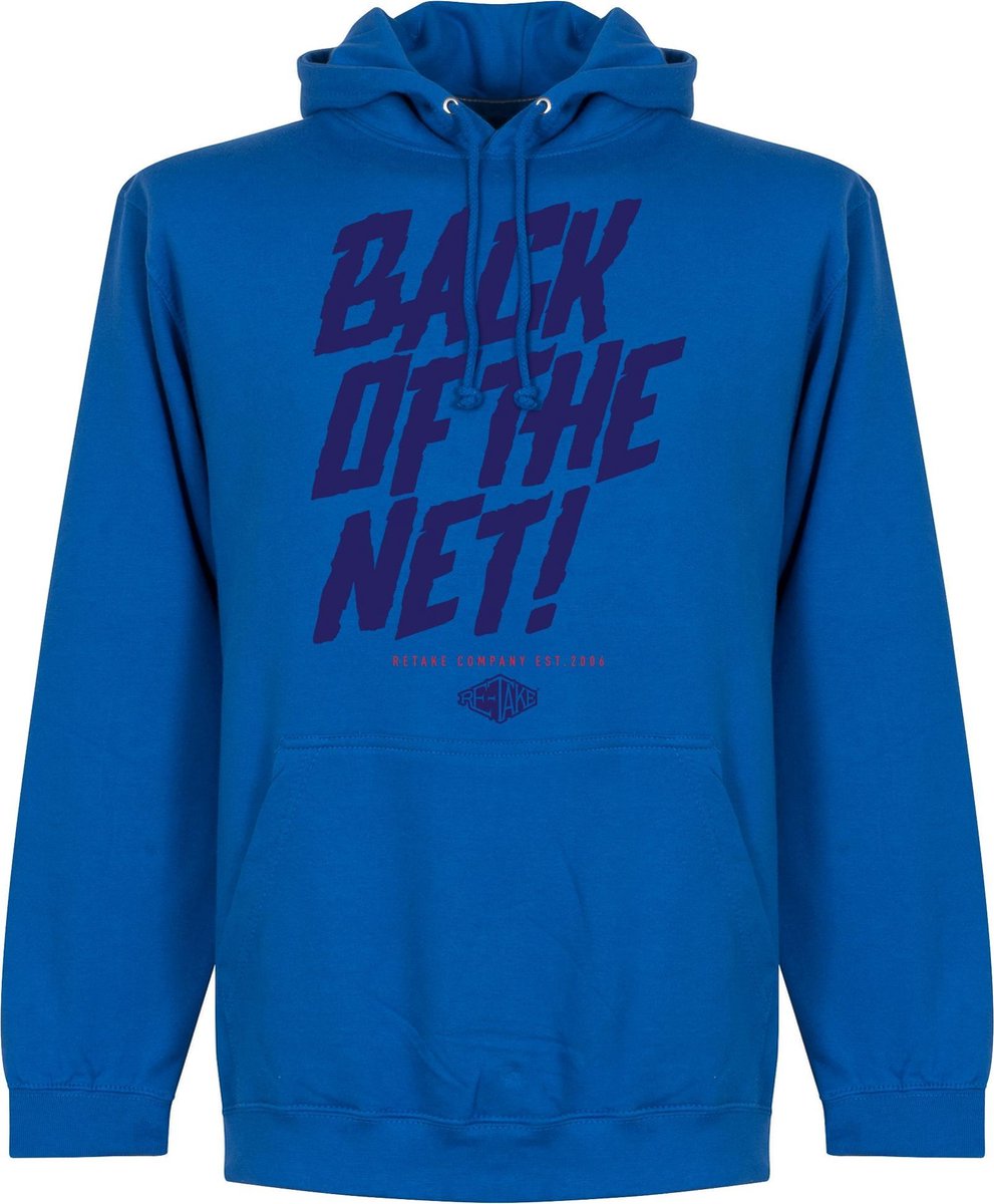 991x1200-40 Retake Back of the Net! Hoodie - Blauw - S - Afbeelding 1