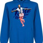 Harry Kane Engeland Script Hoodie - Blauw - XL
