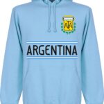 Argentinië Team Hoodie - Lichtblauw - Kinderen - 152