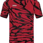 Jako Animal Shirt Korte Mouw Heren - Sportrood / Zwart | Maat: M