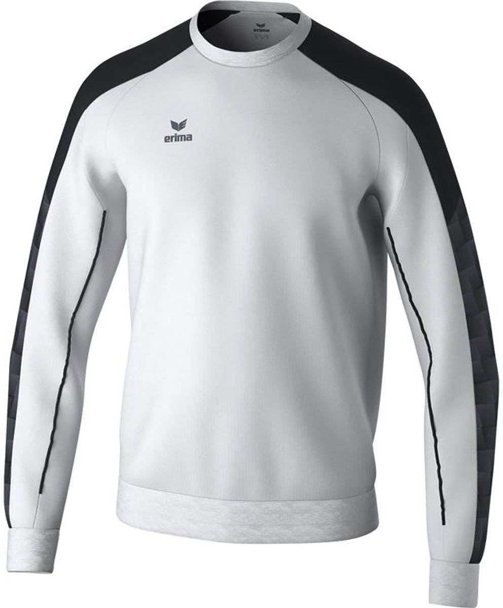 992x1200-38 Erima Evo Star Sweatshirt Kinderen - Wit / Zwart | Maat: 116 - Afbeelding 1