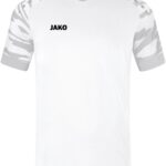 JAKO Shirt Wild Korte Mouw Wit-Grijs Maat M