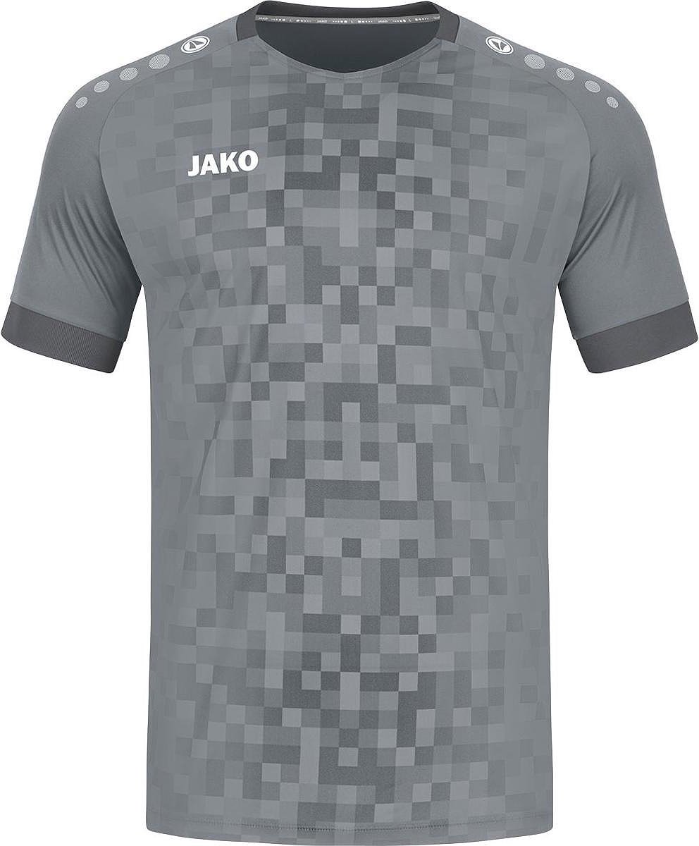 992x1200-70 Jako Pixel Shirt Korte Mouw Heren - Steengrijs | Maat: XXL - Afbeelding 1