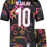 Salah Egypte Voetbaltenue - Gaming - Voetbal Tenue Kinderen - Shirt en Broekje - Jongens en Meisjes - Volwassenen - Heren en Dames - Maat 128