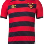 Sport Club do Recife Thuisshirt 2022 - Brazilië Voetbalshirt - Sport Club do Recife - Maat XXL - Umbro - Globalsoccershop