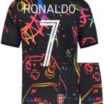 Ronaldo Portugal Voetbaltenue - Gaming - Voetbal Tenue Kinderen - Shirt en Broekje - Jongens en Meisjes - Volwassenen - Heren en Dames - Maat M