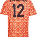 EK 88 Voetbalshirt van Basten - Nederlands Elftal - Oranje shirt - Nederlands Elftal Shirt - WK 2026 - Voetbalshirts Kinderen - Jongens en Meisjes - Sportshirts - Volwassenen - Heren en Dames - Maat 140