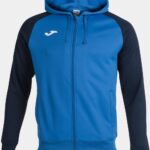 Joma Academy IV Jas Met Kap Heren - Royal / Marine | Maat: L