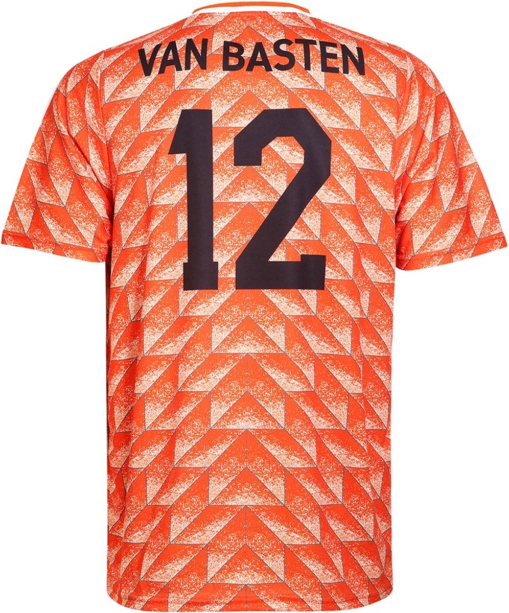 996x1200-24 EK 88 Voetbalshirt van Basten - Nederlands Elftal - Oranje shirt - Nederlands Elftal Shirt - WK 2026 - Voetbalshirts Kinderen - Jongens en Meisjes - Sportshirts - Volwassenen - Heren en Dames - Maat XXL - Afbeelding 1