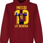 Messi La Desena Hoodie - Donker Rood - S