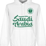 Saudi-Arabië Team Hoodie - Wit - Kinderen - 140