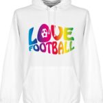 Love Football Hoodie - Wit - M