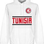 Tunesië Team Hoodie - Wit - S