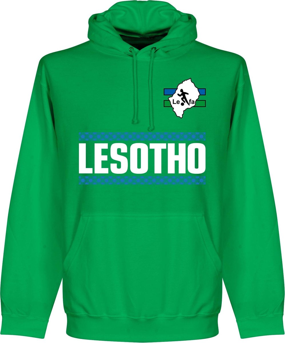 997x1200 Lesotho Team Hoodie - Groen - L - Afbeelding 1