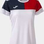 Joma Crew V T-shirt Met Korte Mouwen Wit L Vrouw