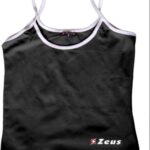 Sporttop/Fitness top, Zeus, Zwart/Wit, maat XL