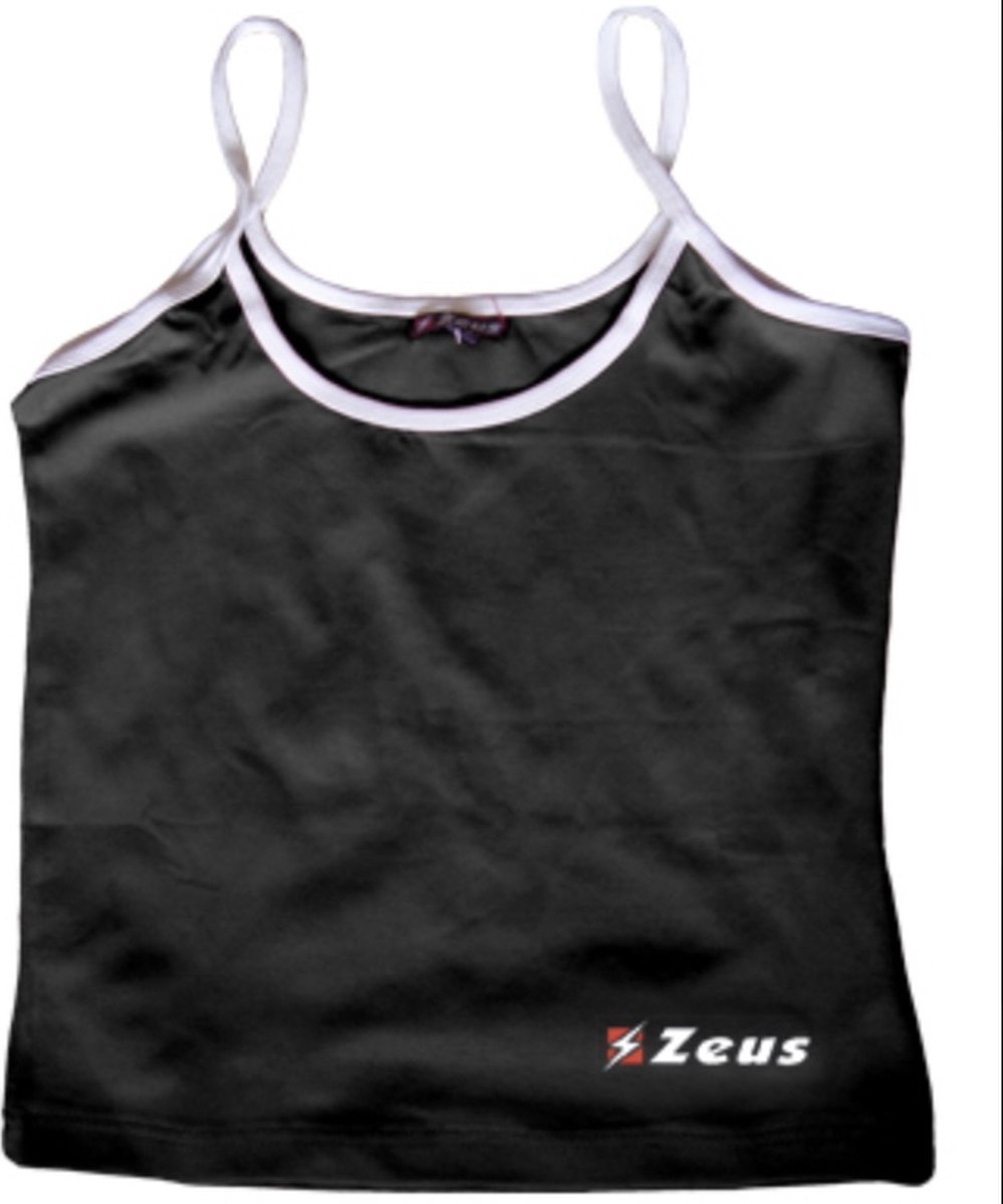 999x1200-2 Sporttop/Fitness top, Zeus, Zwart/Wit, maat XL - Afbeelding 1